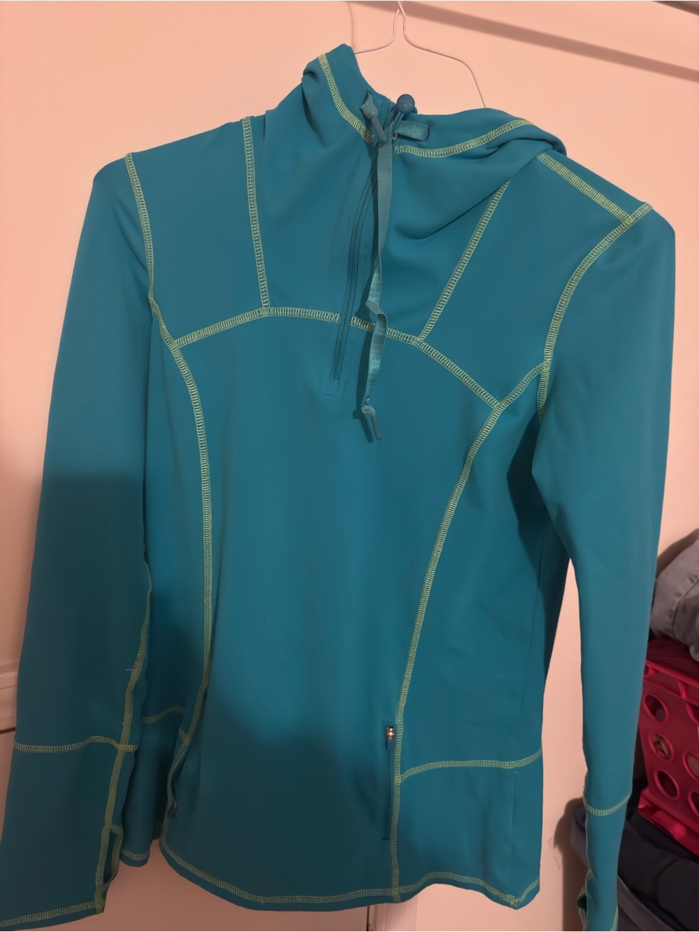 Kirkland Signature Teal Top with Olive Trim